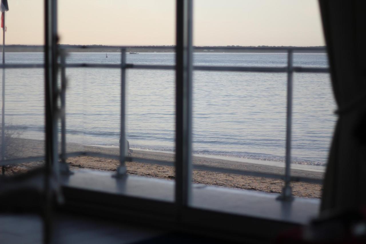 Appartement Arcachon Perreire Premiere Ligne Les Pieds Dans L Eau Vue Magnifique Sur Le Bassin Exterior foto